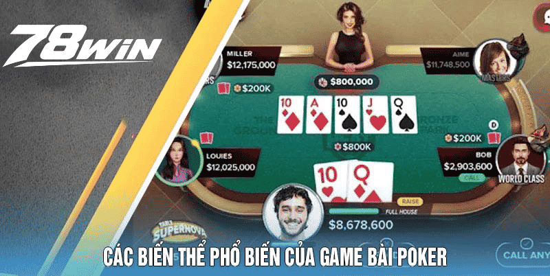 Game Bài Poker Tựa Game Hot Nhất 2025 5 Các Biến Thể Phổ Biến Của Game Bài Poker